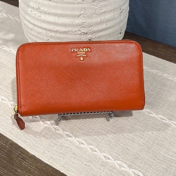Prada Handbags - EUC Prada Zippy wallet, Authentic!